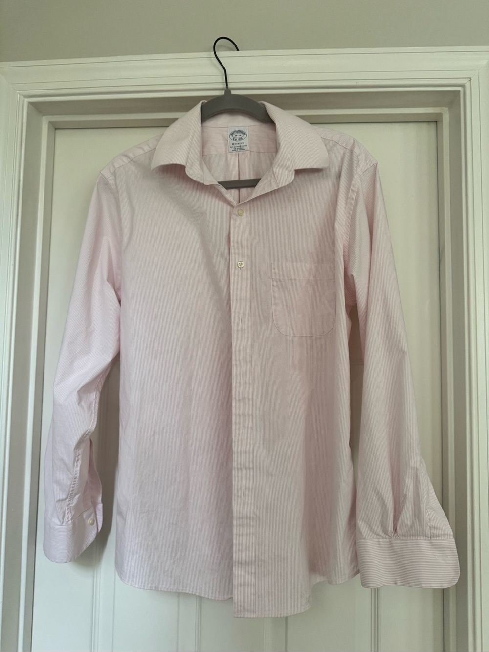 Brooks Brothers Light Pink Long-Sleeve Dress Shirt